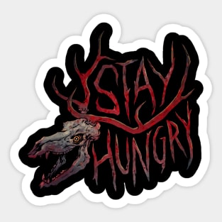 Wendigo: Stay Hungry Sticker